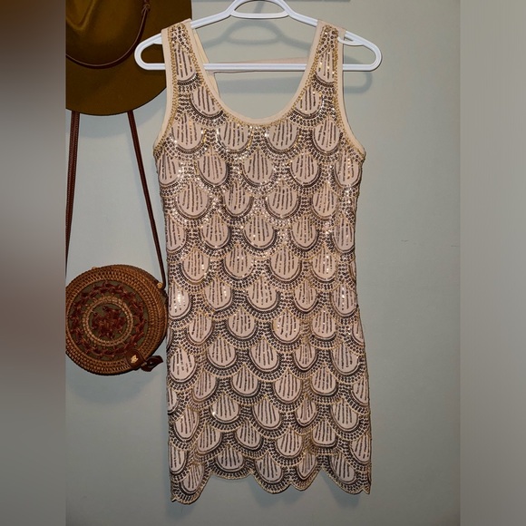 Gold session dress SM - Picture 1 of 2